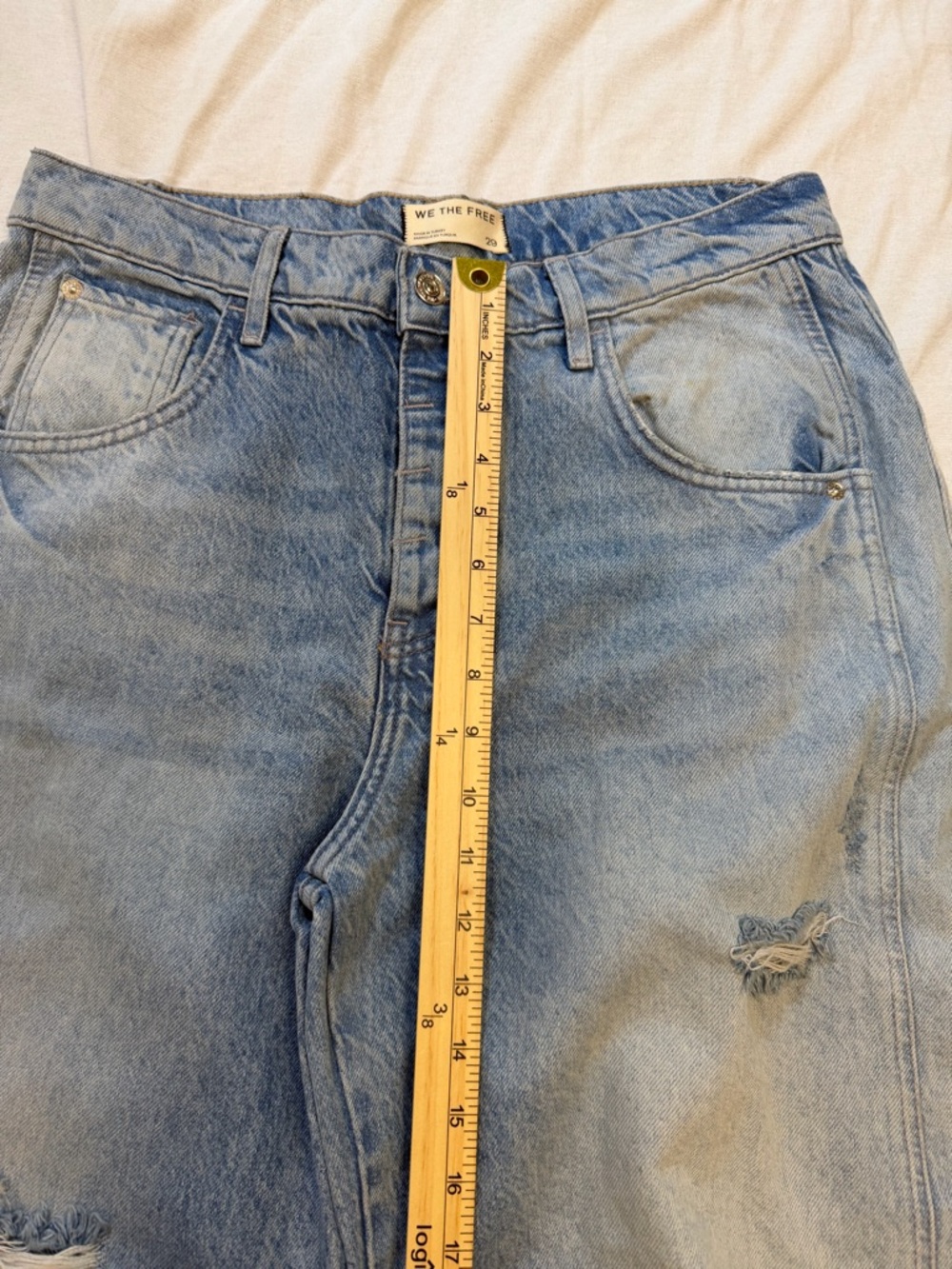 NWOT FREE PEOPLE BARREL JEANS size 29 - Picture 3 of 6